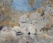 Tom roberts the Macintyre oil painting on canvas
